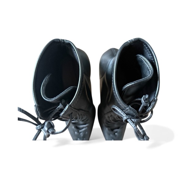 SCHUTZ Black Lace-Up Tennie Boots NWOB - Picture 7 of 7